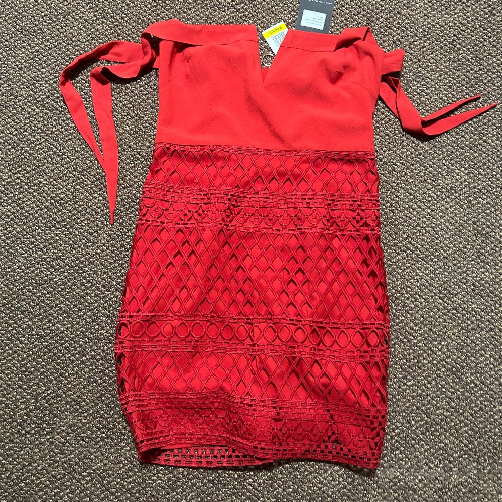 NWT StyleStalker Red Dress medium
